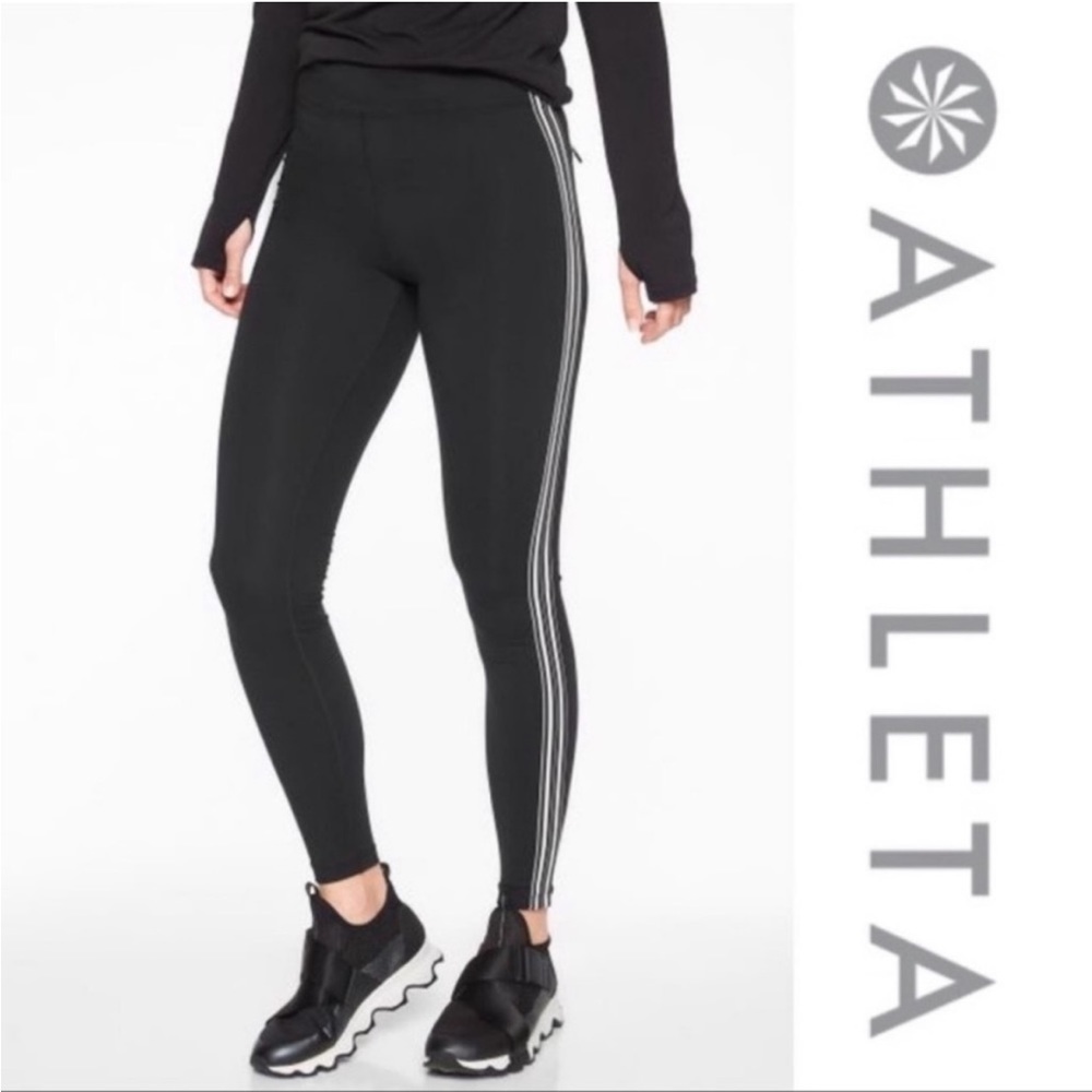 Athleta Track Tux Tights